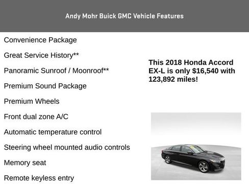 Used 2018 Honda Accord EX-L image 8