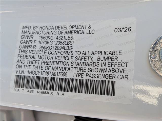 New 2026 Honda Accord SE image 19
