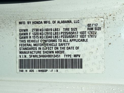 Used 2017 Honda Odyssey EX-L image 23