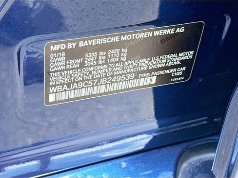 Used 2018 BMW 530e RWD image 45