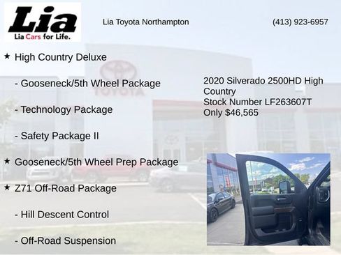 Used 2020 Chevrolet Silverado 2500 High Country w/ Z71 Off-Road Package AWD/4WD image 21