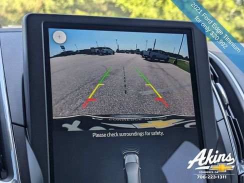 Used 2021 Ford Edge Titanium w/ Cargo Accessory Package FWD image 21