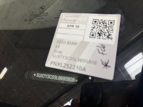 Used 2020 BMW X3 sDrive30i w/ Convenience Package RWD image 24