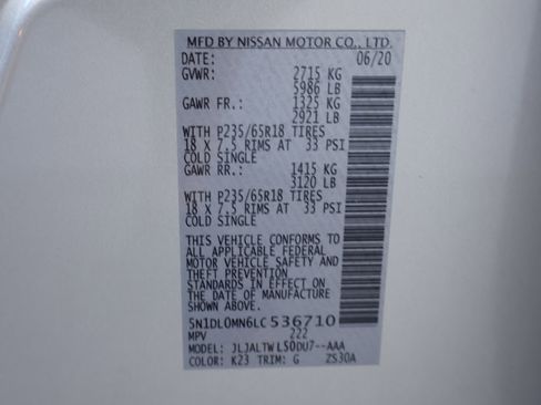 Used 2020 INFINITI QX60 Luxe w/ Essential Package image 33