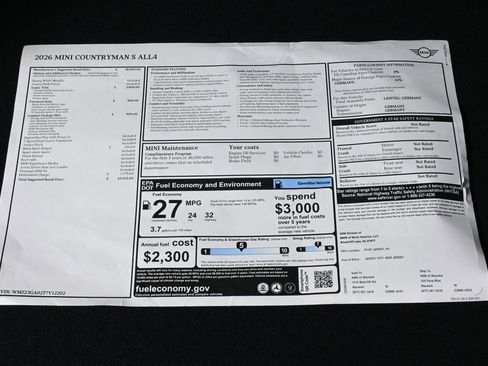 New 2026 MINI Cooper Countryman S w/ Comfort Package Max image 37