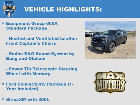 New 2026 Ford Expedition Max Platinum w/ Driver's Package AWD/4WD image 12