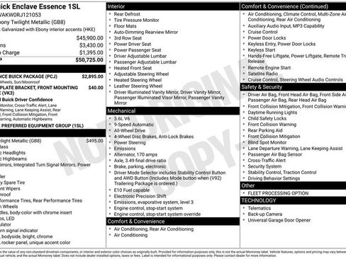 Used 2024 Buick Enclave Essence w/ Experience Buick Package image 47