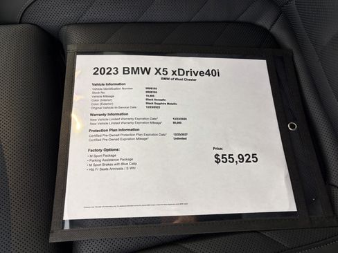 Certified 2023 BMW X5 xDrive40i w/ M Sport Package AWD/4WD image 19