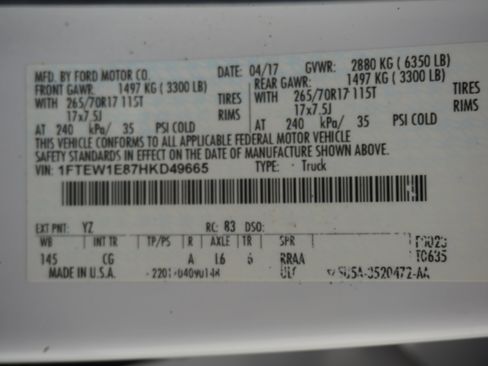 Used 2017 Ford F150 XL w/ XL Power Equipment Group AWD/4WD image 27