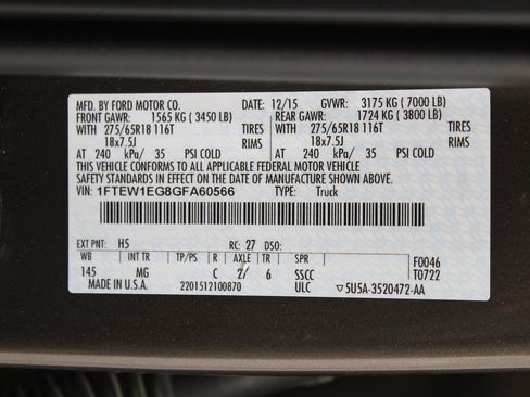 Used 2016 Ford F150 XLT w/ Equipment Group 301A Mid image 23