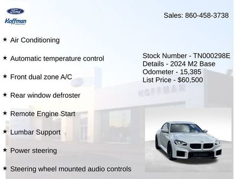 Used 2024 BMW M2 Base w/ Lighting Package image 15