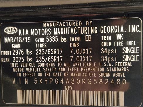 Used 2019 Kia Sorento L FWD image 33