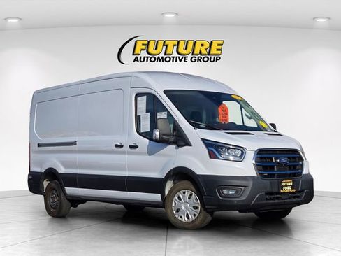 Used 2022 Ford E-Transit Medium Roof w/ Load Area Protection Package image 1