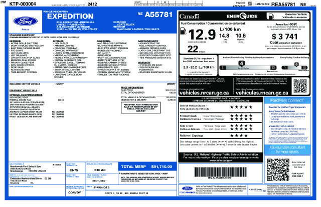 Used 2024 Ford Expedition Limited AWD/4WD image 26