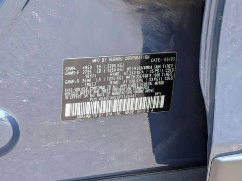 Certified 2023 Subaru Outback Limited AWD/4WD image 38