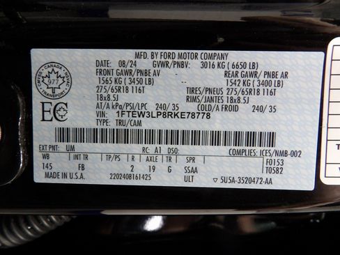 Used 2024 Ford F150 XLT w/ XLT Black Appearance Package image 62