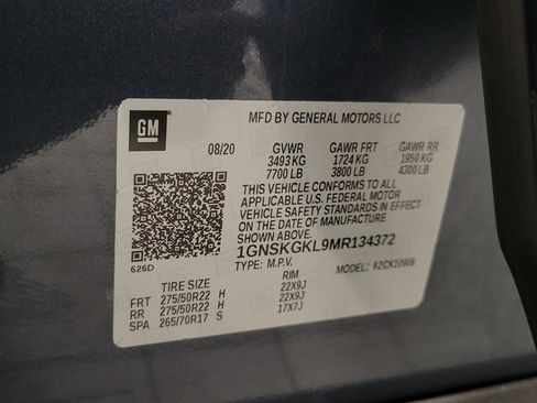 Used 2021 Chevrolet Suburban High Country AWD/4WD image 58