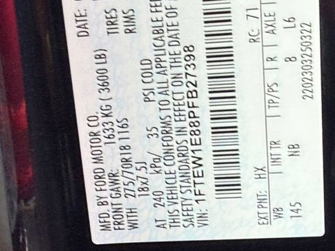 Certified 2023 Ford F150 Tremor w/ Equipment Group 402A High AWD/4WD image 16