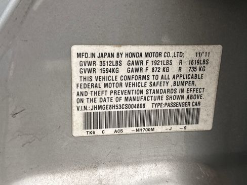 Used 2012 Honda Fit Sport image 11