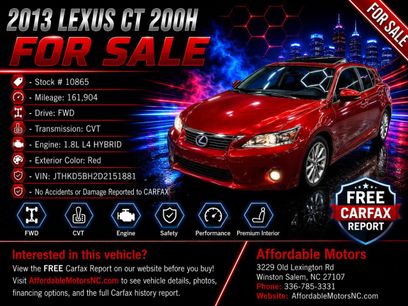 Used 2013 Lexus CT 200h
