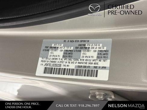 Certified 2025 MAZDA CX-5 AWD 2.5 S w/ Preferred Package image 56