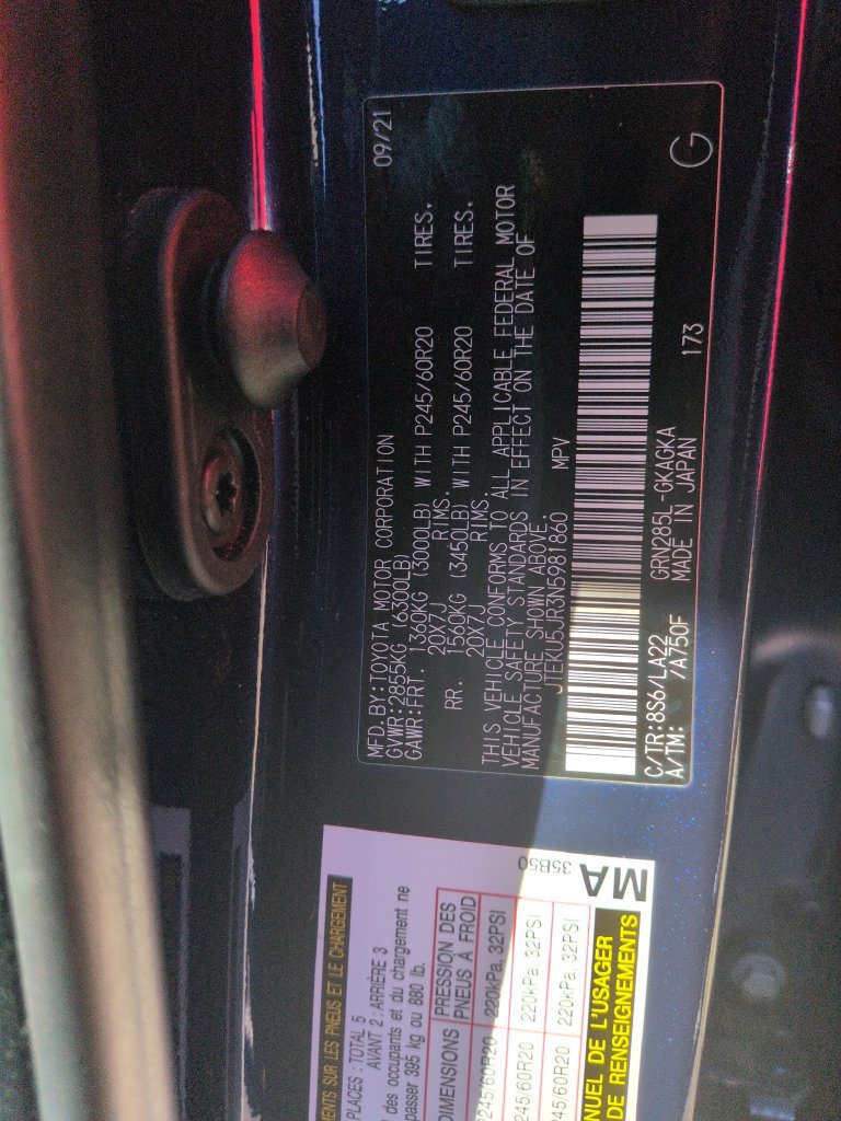 Certified 2022 Toyota 4Runner Limited AWD/4WD image 29