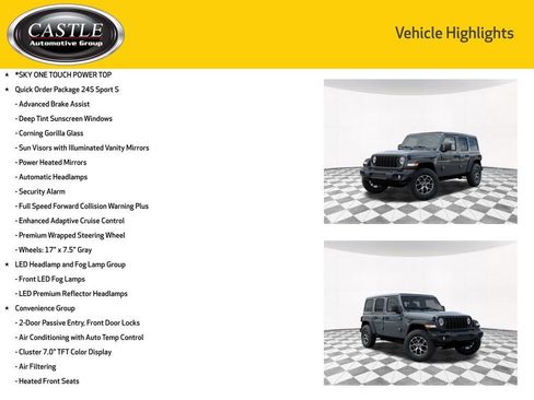 New 2026 Jeep Wrangler Sport S image 3