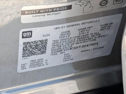 New 2026 Chevrolet Traverse LT w/ Sun and Wheel Package image 19