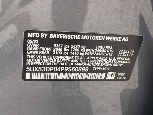 Certified 2023 BMW X3 xDrive30i w/ Premium Package AWD/4WD image 19