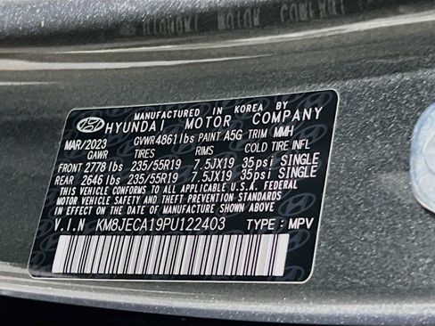 Certified 2023 Hyundai Tucson Limited AWD/4WD image 33