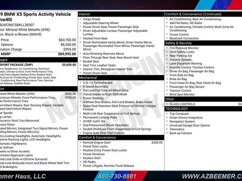 Used 2019 BMW X5 xDrive40i w/ M Sport Package AWD/4WD image 3