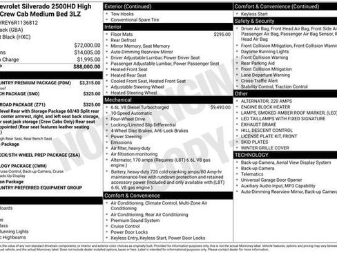 Certified 2024 Chevrolet Silverado 2500 High Country w/ High Country Premium Package AWD/4WD image 50