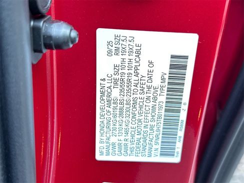 New 2026 Honda Odyssey Sport-L image 36