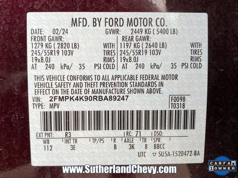 Used 2024 Ford Edge Titanium image 44