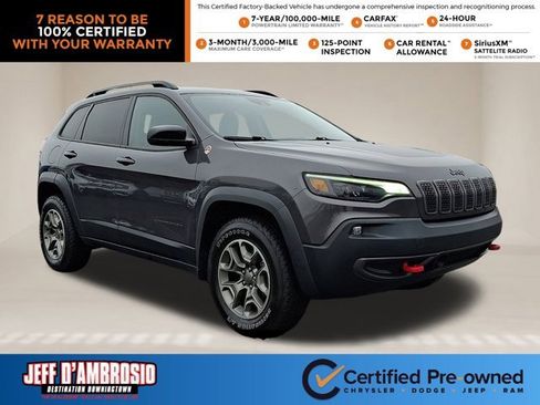 Certified 2022 Jeep Cherokee Trailhawk w/ Comfort/Convenience Group image 1