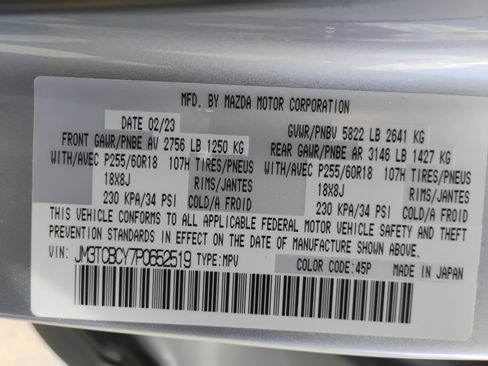 Used 2023 MAZDA CX-9 Touring AWD/4WD image 35