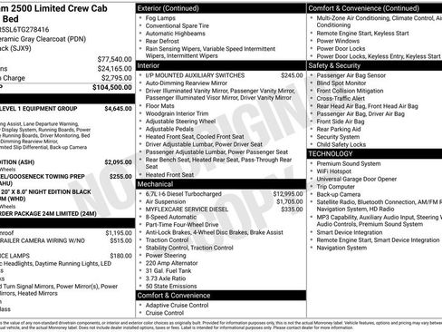 New 2026 RAM 2500 Limited AWD/4WD image 36