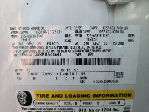 Used 2023 Ford Expedition XLT AWD/4WD image 14
