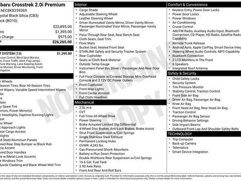 Used 2019 Subaru Crosstrek 2.0i Premium w/ Eyesight System image 2