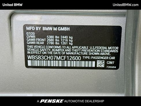Used 2021 BMW M5 w/ Competition Package AWD/4WD image 14
