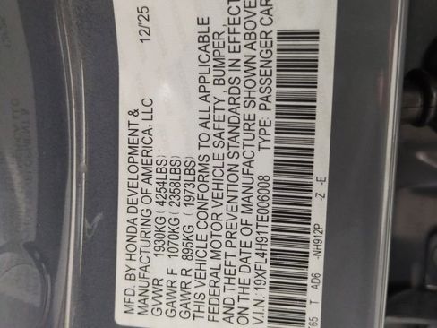 New 2026 Honda Civic Sport Touring image 30