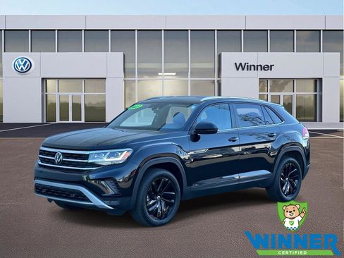 Used 2023 Volkswagen Atlas Cross Sport SE w/ Black Wheel Package AWD/4WD image 1