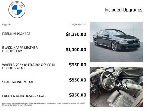 Used 2021 BMW M550i xDrive w/ Premium Package AWD/4WD image 4