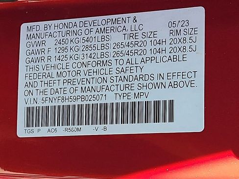 Certified 2023 Honda Passport EX-L image 28