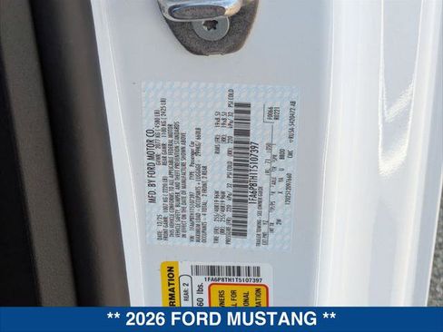 New 2026 Ford Mustang Coupe image 20