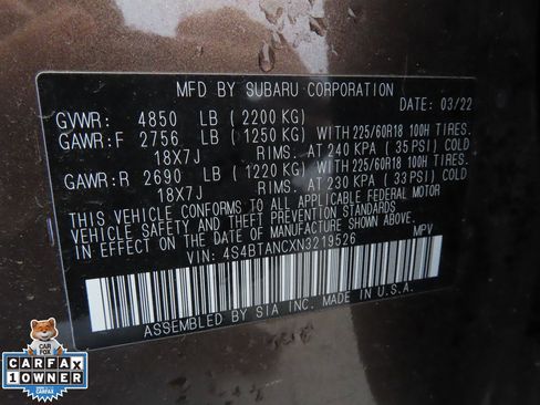 Used 2022 Subaru Outback Limited image 30