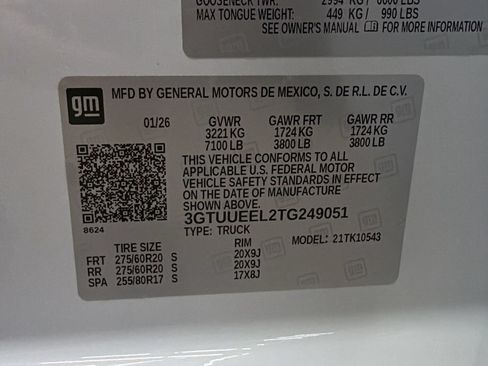 Used 2026 GMC Sierra 1500 AT4 w/ AT4 Premium Package AWD/4WD image 45