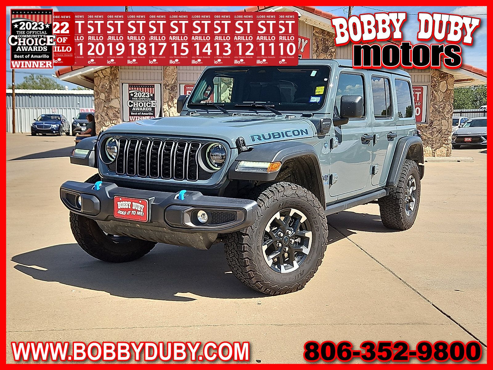 Used 2025 Jeep Wrangler Unlimited Rubicon 4xe w/ Safety Group AWD/4WD image 1