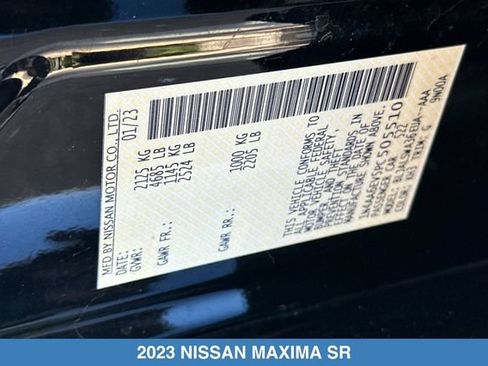 Used 2023 Nissan Maxima SR w/ Sport Mat Group FWD image 30