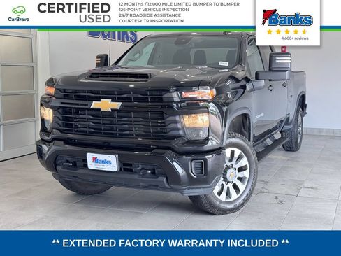 Certified 2024 Chevrolet Silverado 2500 Custom w/ Custom Value Package AWD/4WD image 1